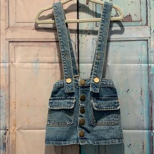 NWT kids skirt overalls